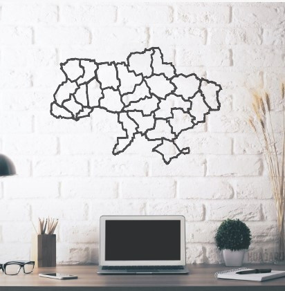 

Объемная картина из дерева DecArt Ukraine map