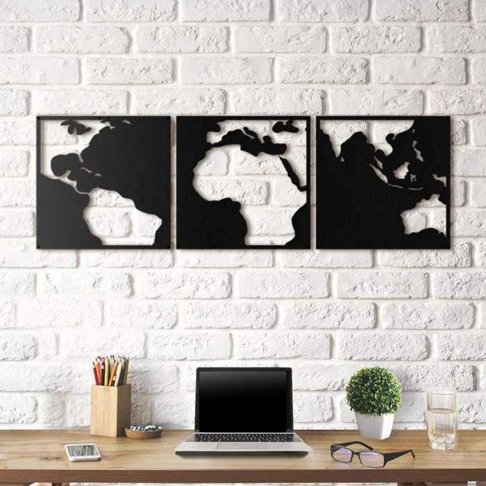 

Объемная картина из дерева DecArt Map Of Contrast