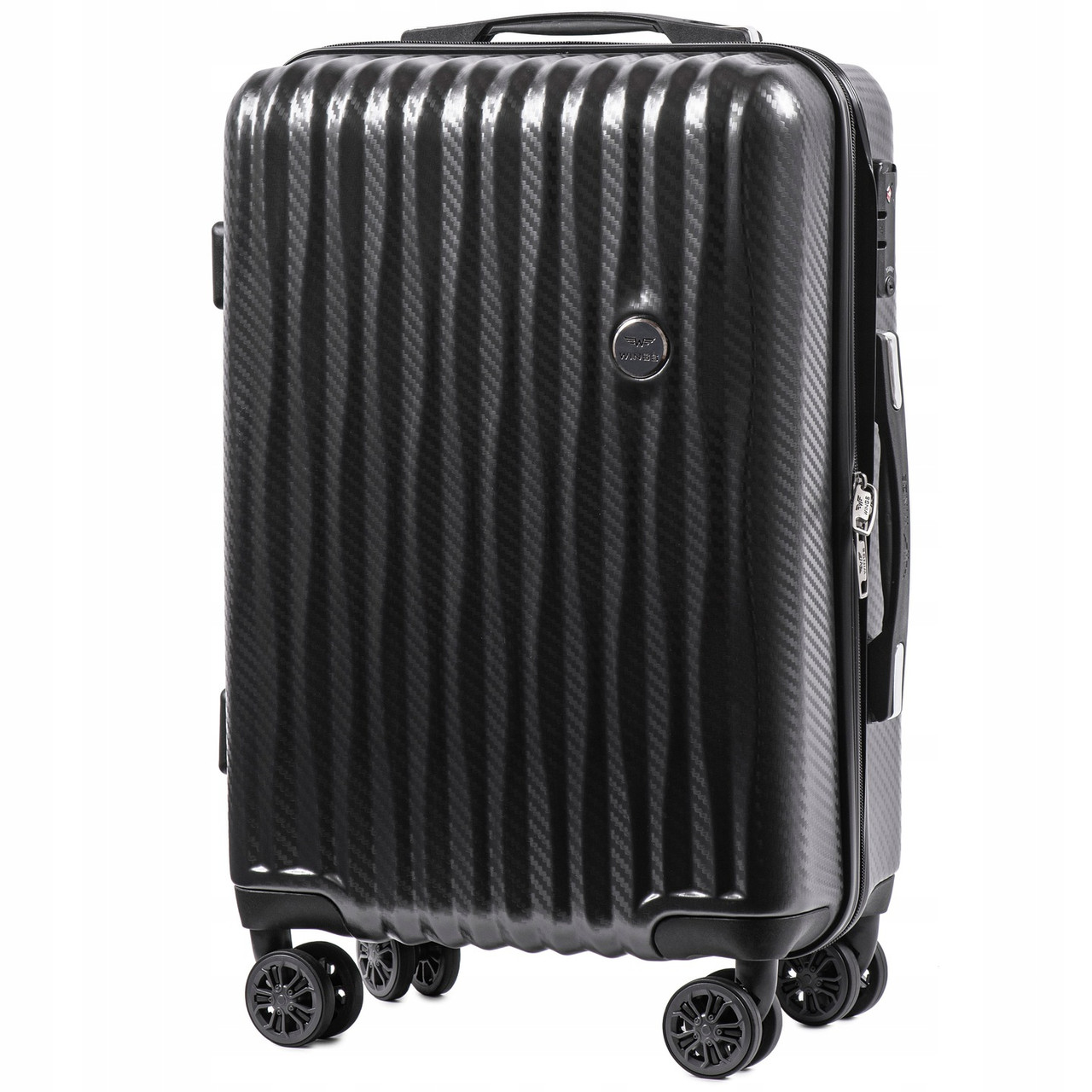 

Маленький пластиковый чемодан Wings на 4 колесах PC5223 S (темно-серый / dark grey)