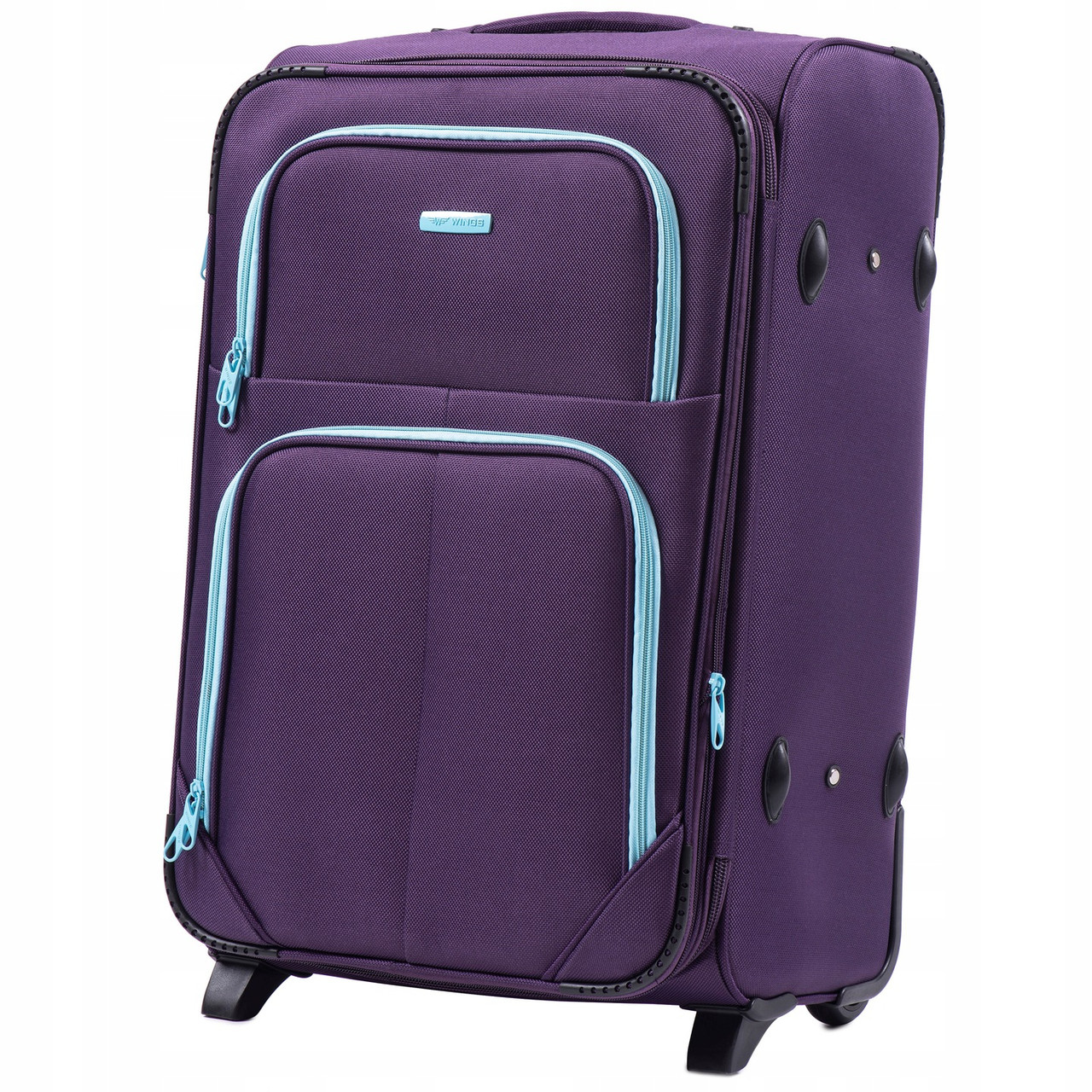 

Маленький тканевый чемодан на 2 колесах Wings 214 S фиолетовый purple