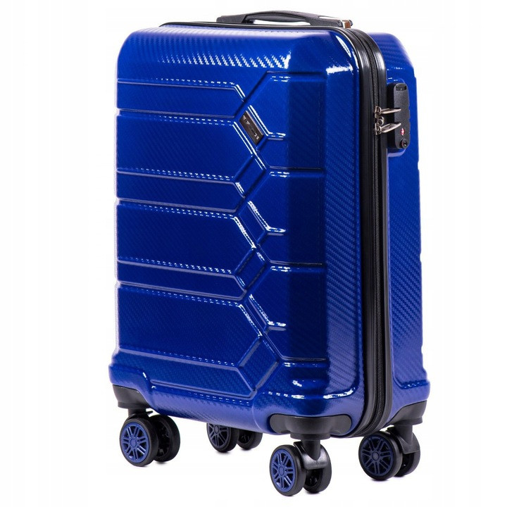 

Маленький пластиковый чемодан на 4 колесах PC185 S ( синий / royal blue)