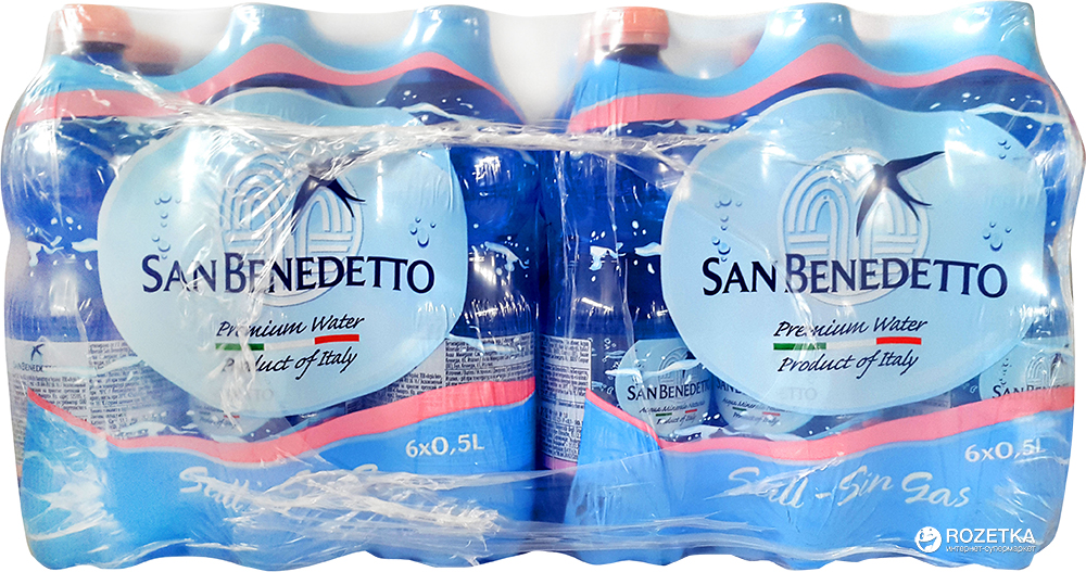 Акція на Упаковка минеральной негазированной воды San Benedetto 0.5 л х 24 бутылки (8001620014967) від Rozetka UA