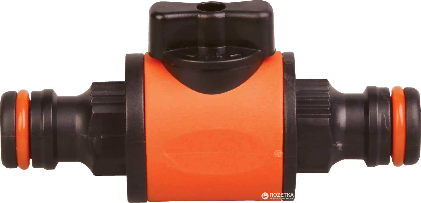 Двухсторонний коннектор Aquapulse с запорным краном (AP 1021) – фото ...