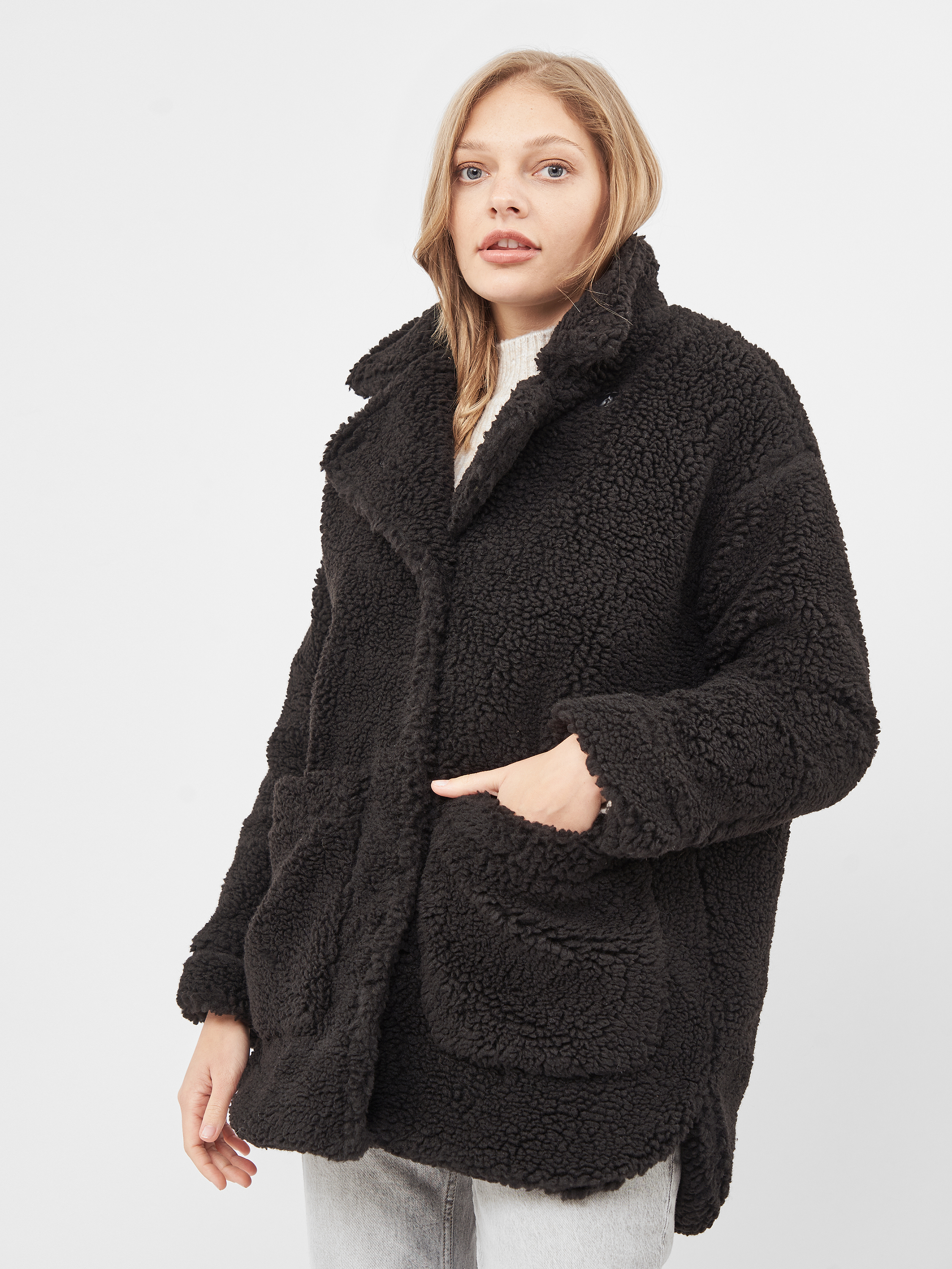 

Полушубок H&M KK6293678 XS Черный