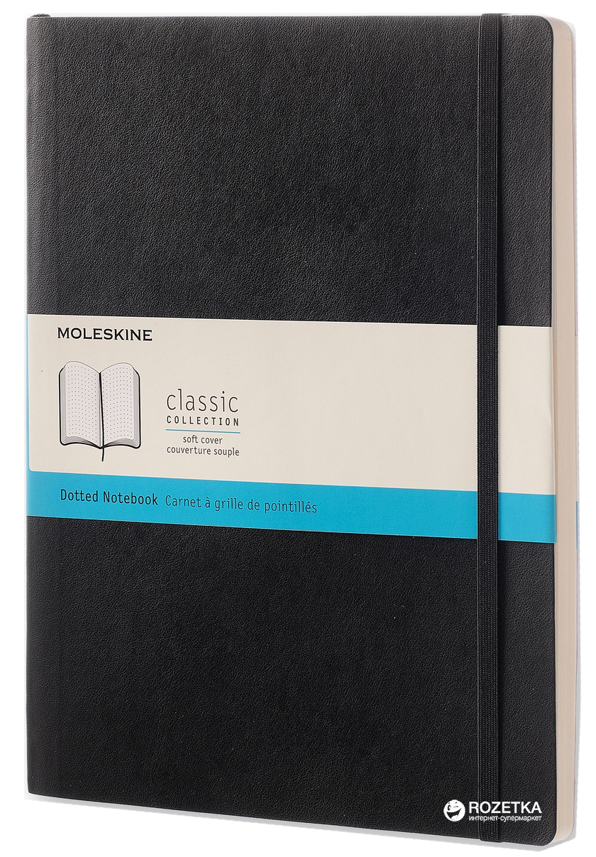 

Записная книга Moleskine Classic 19 х 25 см 192 страницы в точку Черная (8051272892758)