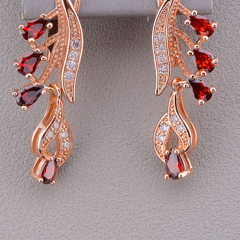 

Серьги 'Pataya' Фианит (позолота 18к) 069527