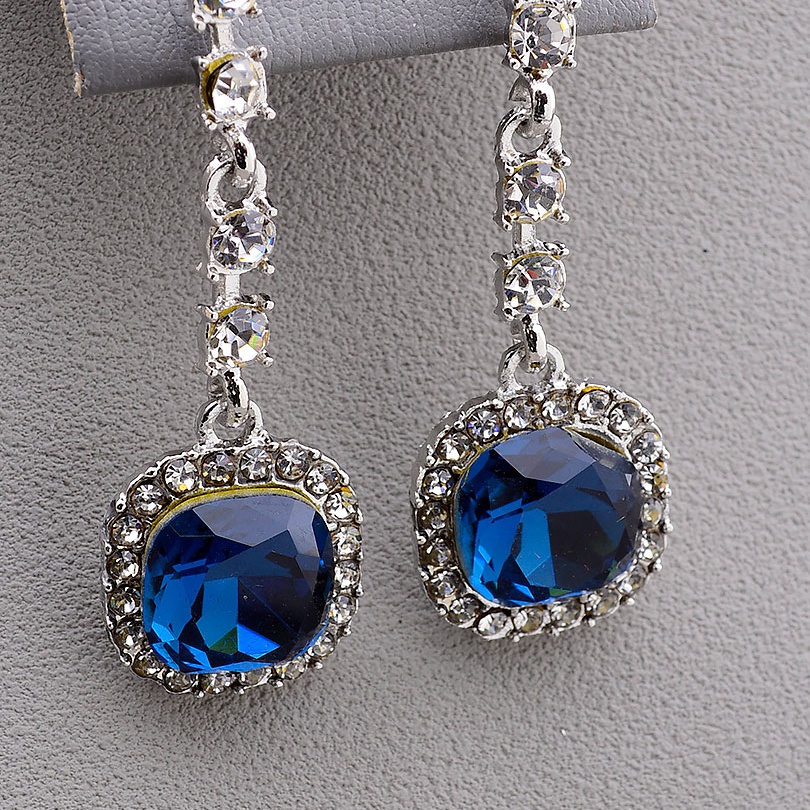 

Серьги 'Juleeze' Фианит (родий) 061200