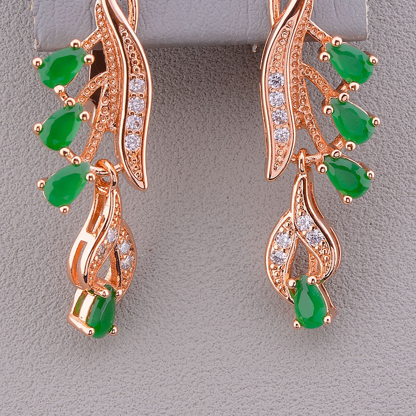 

Серьги 'Pataya' Фианит (позолота 18к) 069532