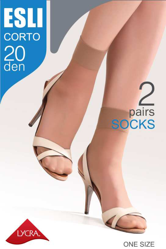 

Носки ESLI Corto 20 Den 23-25 р 2 пары Melone