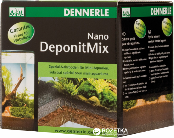 

Грунтовая подкормка для мини-аквариумов Dennerle Nano DeponitMix 1 кг