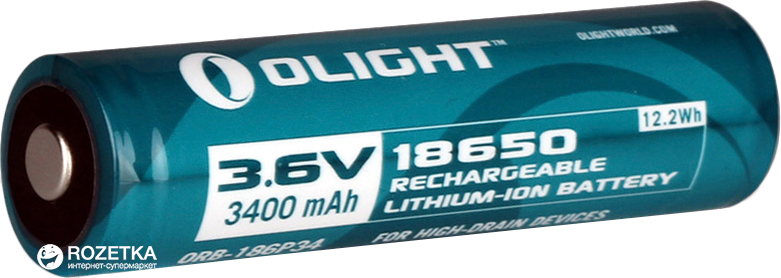 

Аккумулятор Olight 18650 3400 mA (23701357)