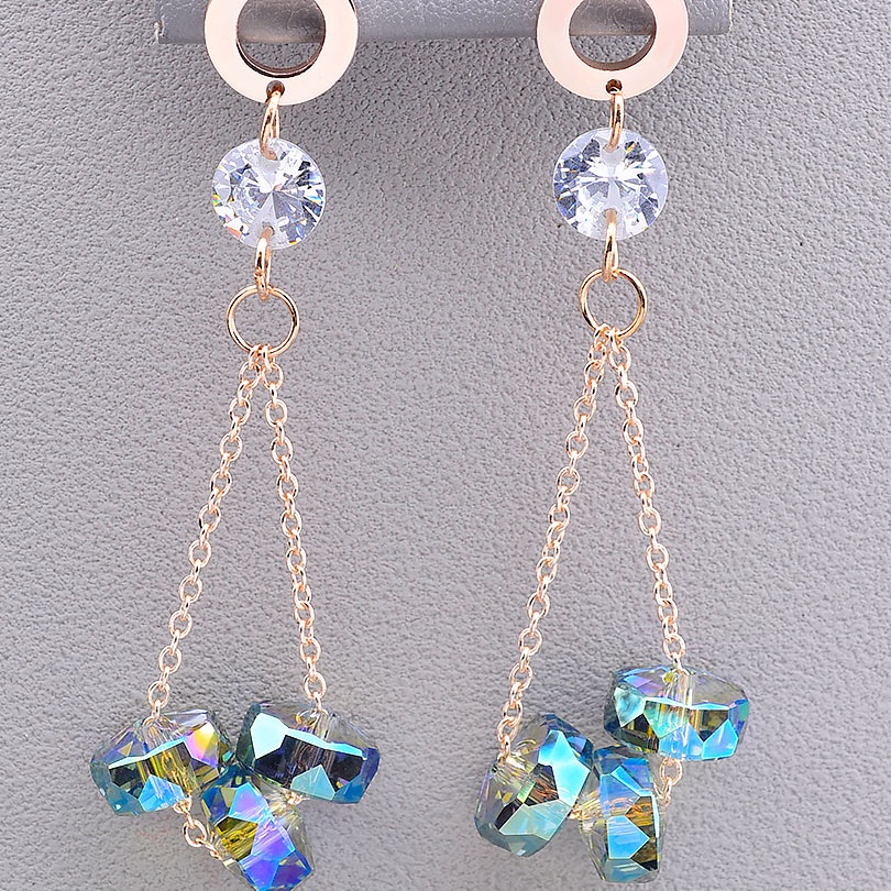 

Серьги 'Fashion' Сrystal (позолота 18к) 057090