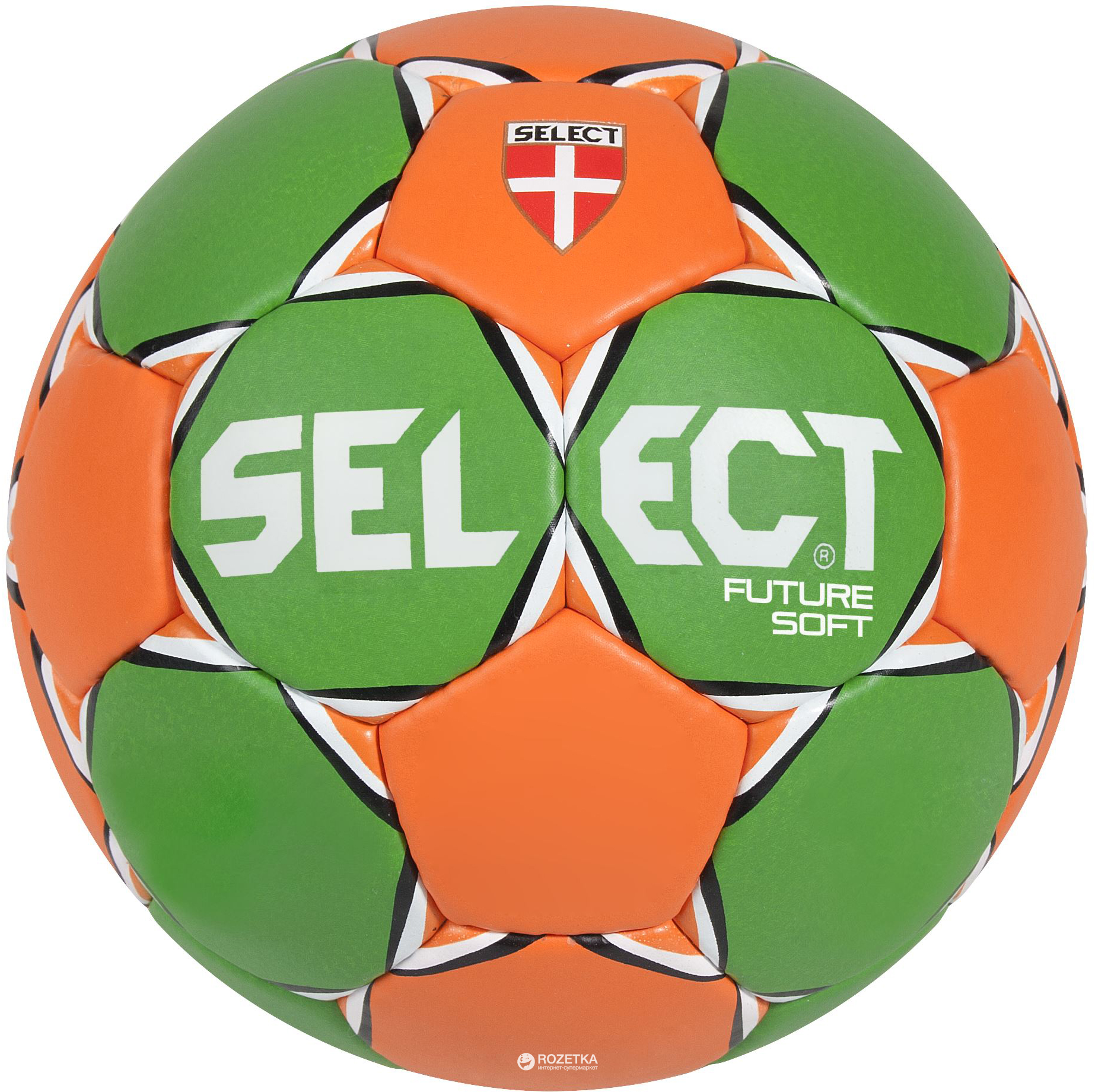 

Мяч гандбольный Select Future Soft №1 Green-Orange (5703543077618)