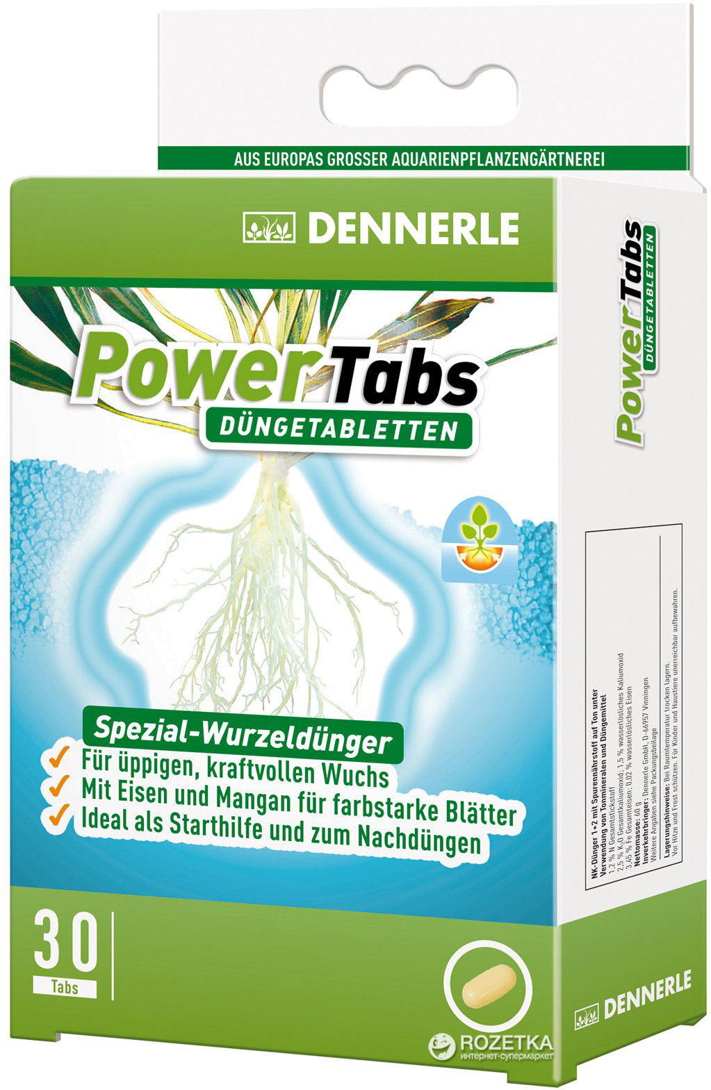 

Таблетки для ухода за растениями Dennerle Power Tabs 30 шт