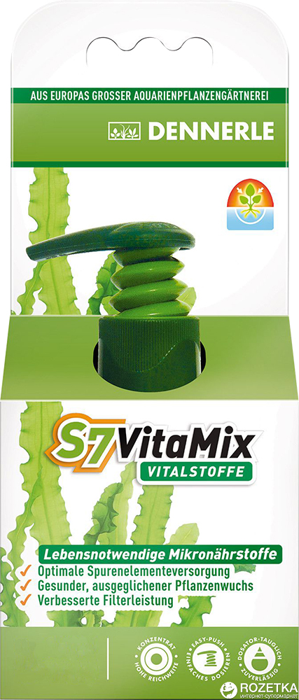 

Комплексное мультивитаминов и микроэлементов для аквариумных растений Dennerle S7 VitaMix 250 мл