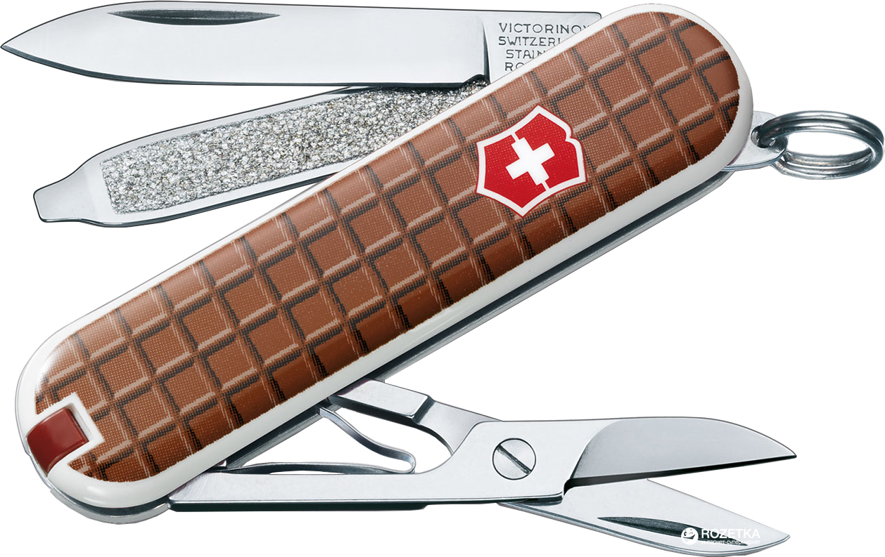 Акция на Швейцарский нож Victorinox Classic Chocolate (0.6223.842) от Rozetka UA