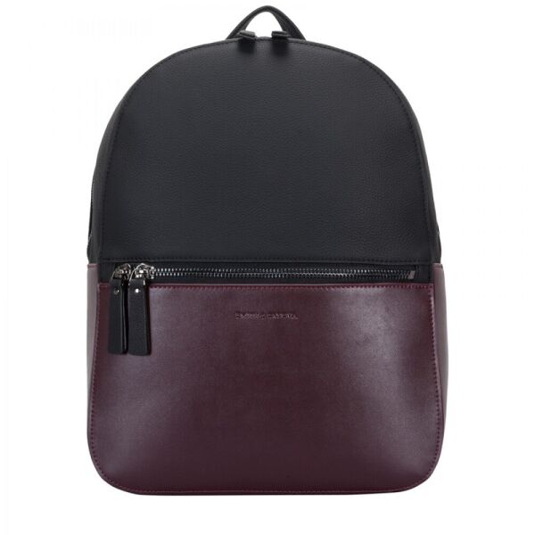 

Женский кожаный рюкзак Smith & Canova 92901 Francis (Black-Burgundy)