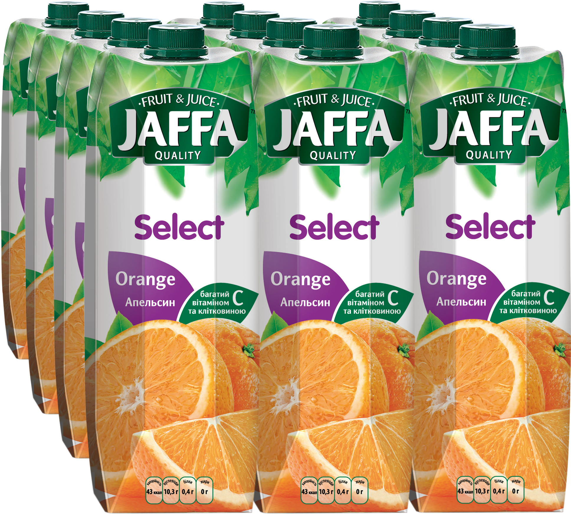 Акция на Упаковка нектара Jaffa Апельсиновый 0.95 л х 12 шт (4820003689721_4820003688465) от Rozetka UA