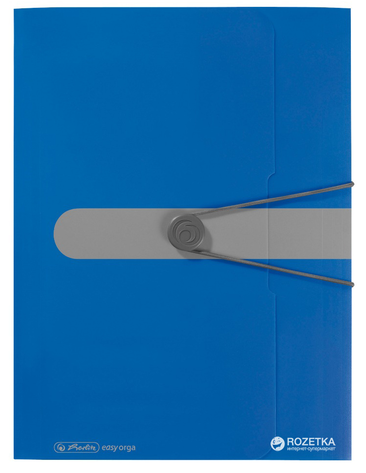 

Папка на резинке Herlitz Easy To Go А4 Синяя (11205994)