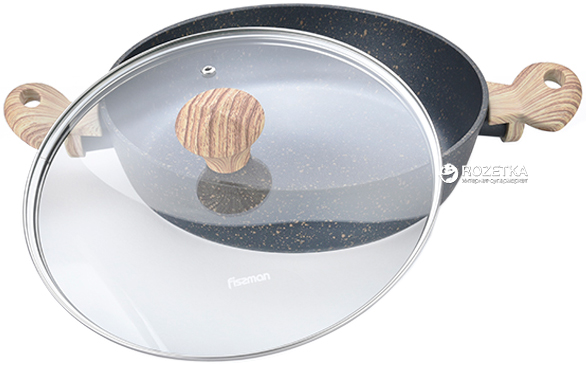 

Сотейник Fissman Cosmic Black с крышкой 2.85 л 26 см (AL-4346.26)