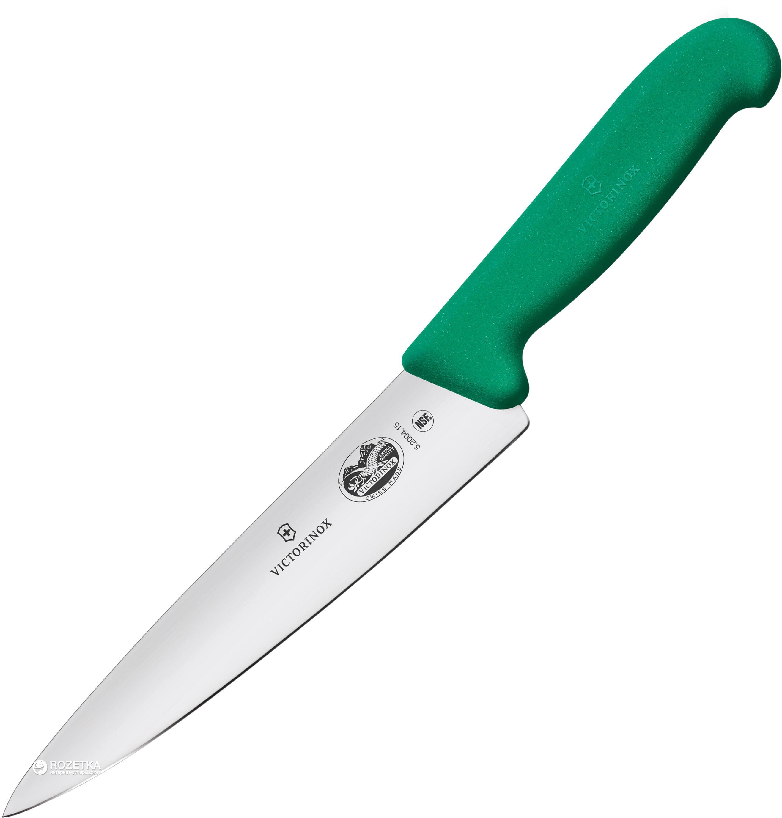 

Профессиональный нож Victorinox Fibrox разделочный 150 мм Green (5.2004.15)