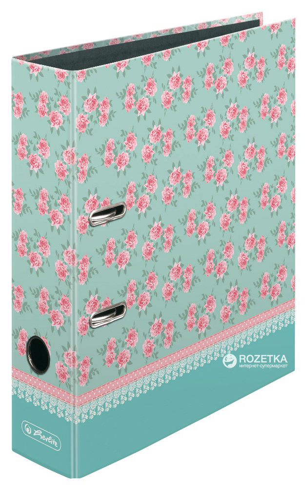

Папка-регистратор Herlitz maX.file Ladylike Roses А4 80 мм Разноцветная (11233053)