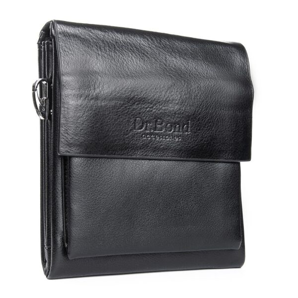 

Мужская сумка через плечо из кожзама DR. BOND GL 314-1 black