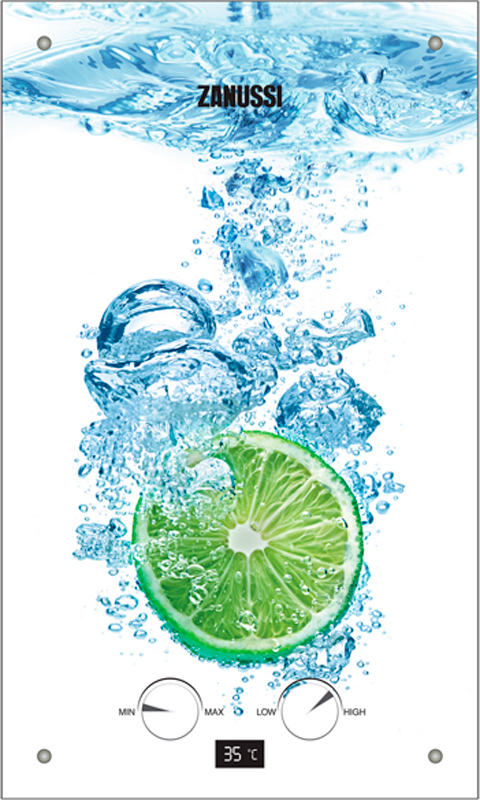 

Газовый проточный водонагреватель ZANUSSI GWH 10 Fonte Glass Lime