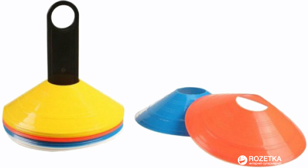 

Набор фишек LiveUp Agility Cones с подставкой 20 шт (LS3672)