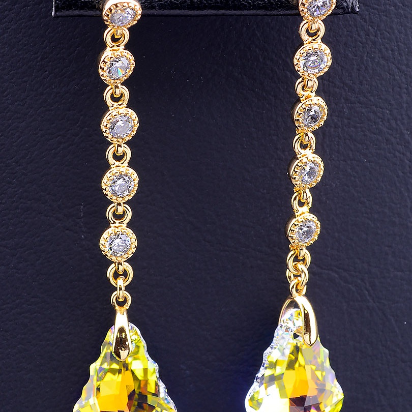 

Серьги 'XUPING' Swarovski (позолота 18к) 090624