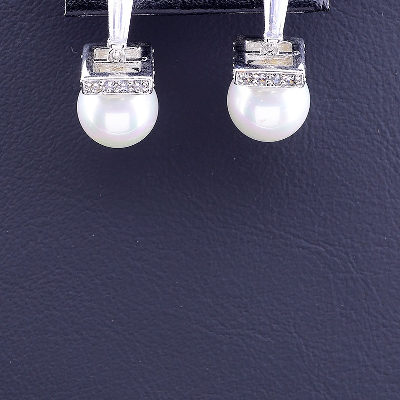 

Серьги 'XUPING' Майорка (родий) 085651