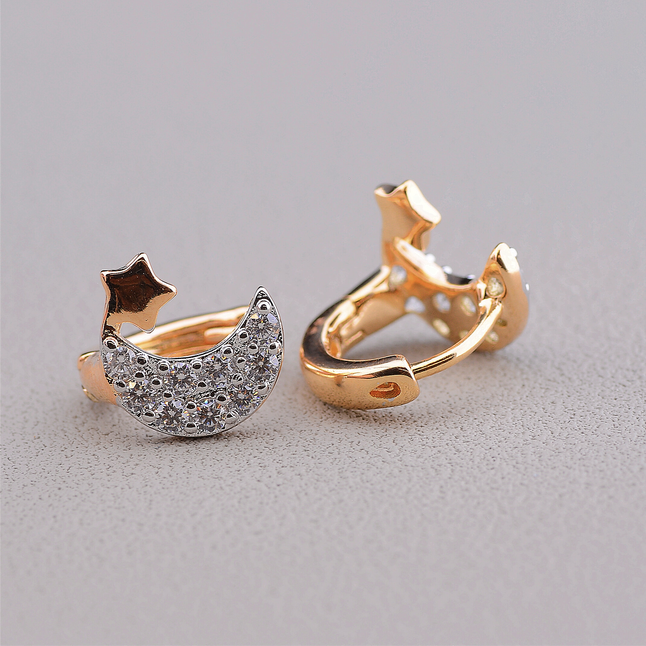 

Серьги Фианит 'XUPING' (позолота 18к) 097169