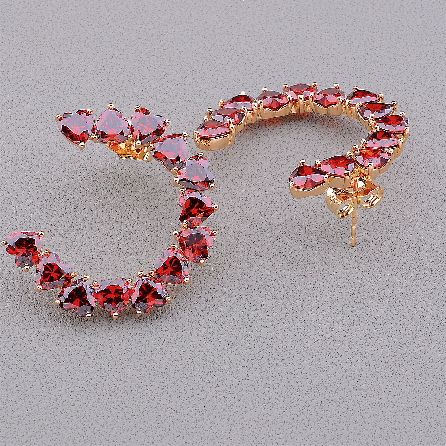

Серьги 'XUPING' Фианит (позолота 18к) 078256