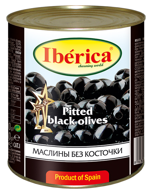 Акция на Маслины черные без косточки Iberica 3 кг (8436024291407) от Rozetka UA