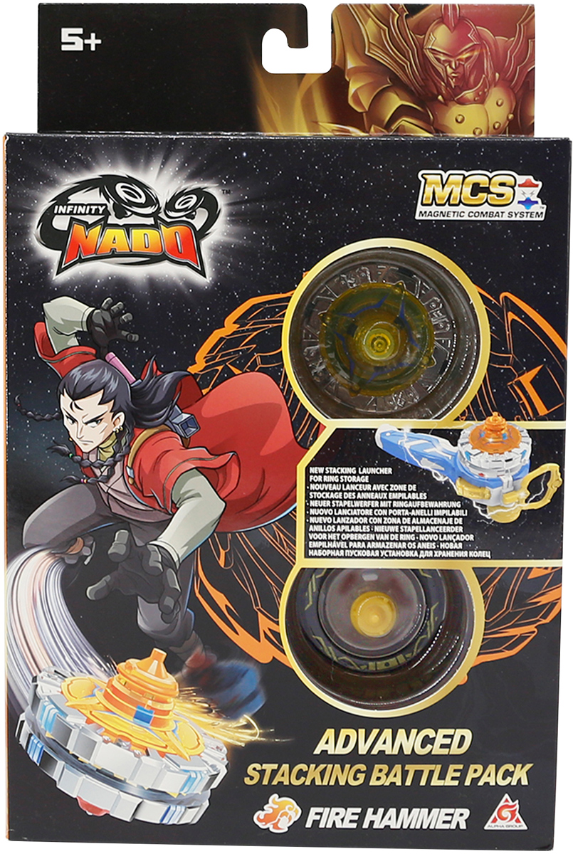 

Волчок Infinity Nado Auldey V серия Advanced Edition Fire Hamme Огненный Молот (EU634304H) (6911400392517)