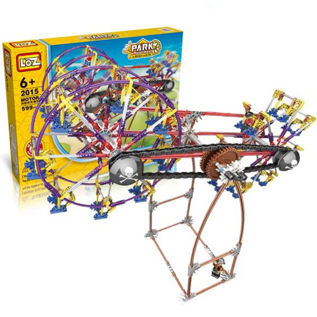 

Электромеханический конструктор LoZ "Amusement Park Rotary Whell" (599 деталей)