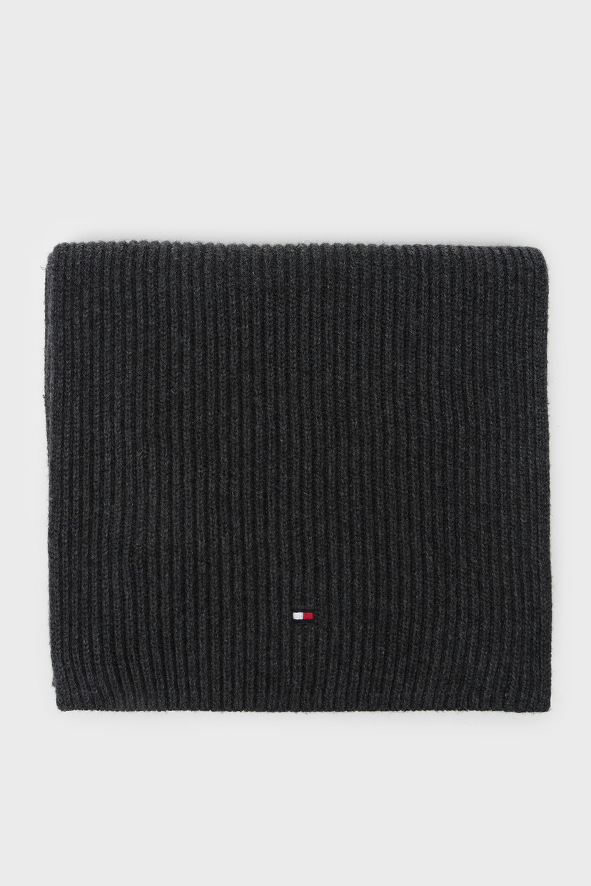 

Мужской серый шарф PIMA COTTON Tommy Hilfiger OS AM0AM05163
