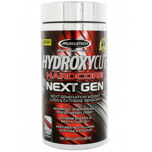

Жиросжигатель Muscletech Hydroxycut Hardcore Next Gen 180 капсул (104413)