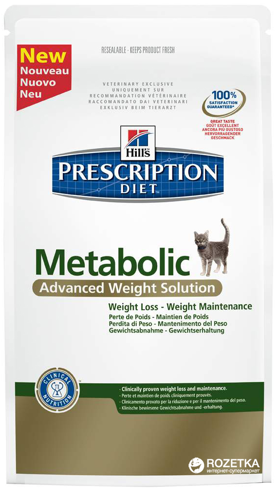 Акція на Сухой корм для кошек Hill's Prescription Diet Feline Metabolic 4 кг (214808) (052742214801) від Rozetka UA