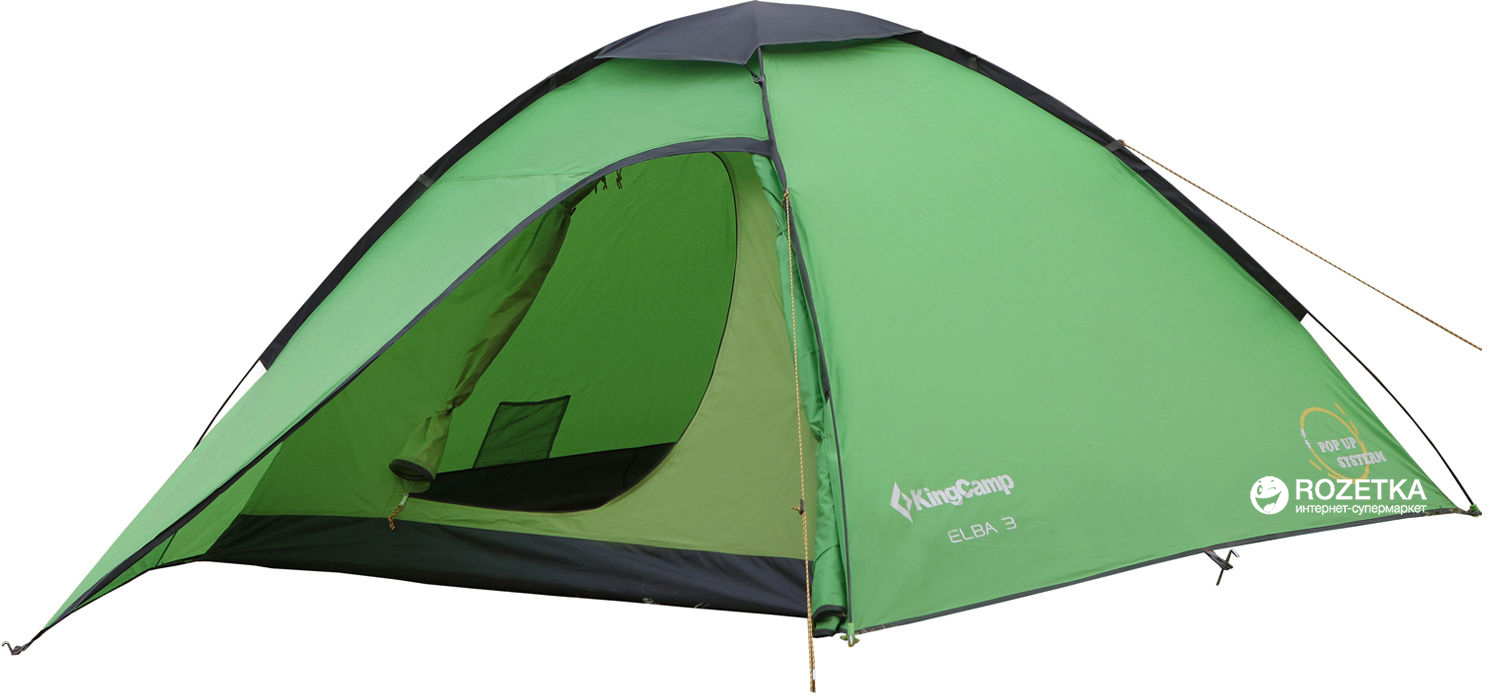 

Палатка KingCamp Elba 3 Green (KT3038 green)