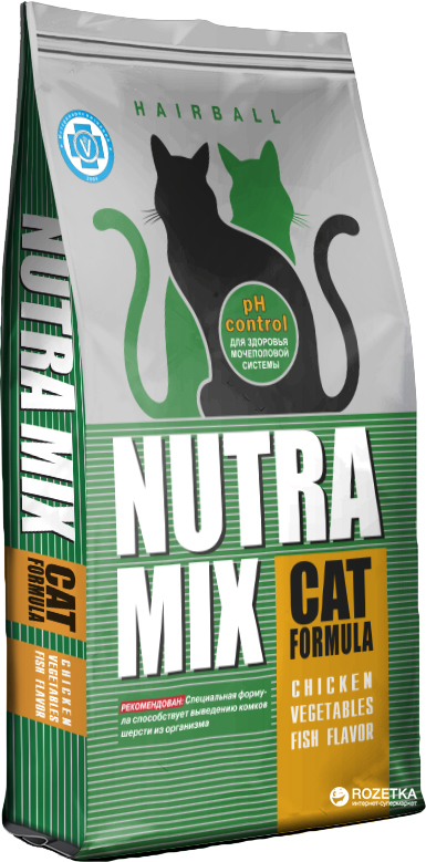 

Сухой корм для кошек всех пород Nutra Mix Hairball 9.07 кг