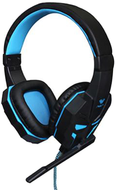 

Наушники Aula Prime Illuminated Gaming Headset Black-Blue (6948391256030)