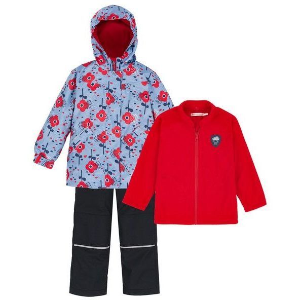 

Комплект демисезонный для девочки 3в1 W59 (Темносиний, 3 года) 98см