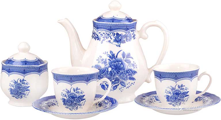 

Чайный набор Claytan Ceramics 910 Виктория Блю 240 мл из 14 предметов (910-076)