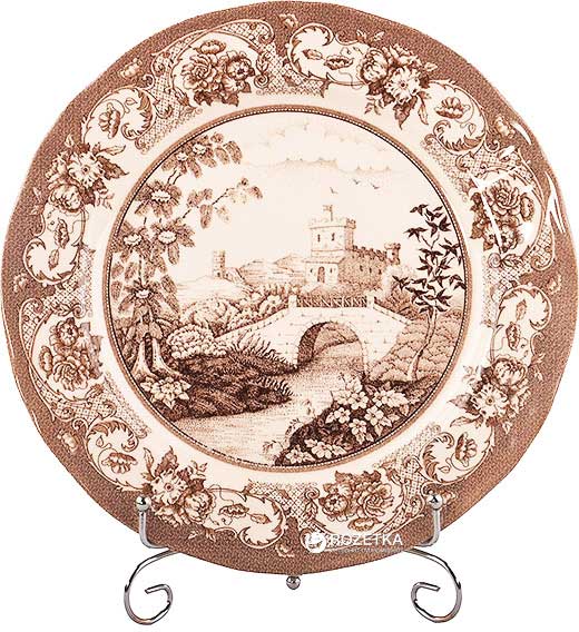 

Тарелка десертная Claytan Ceramics 910 Пимберли Браун круглая 27 см (910-054)