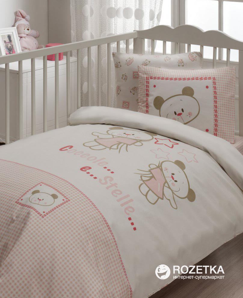 

Комплект постельного белья Karaca Home Ранфорс Bebek Stelle (svk-1292)
