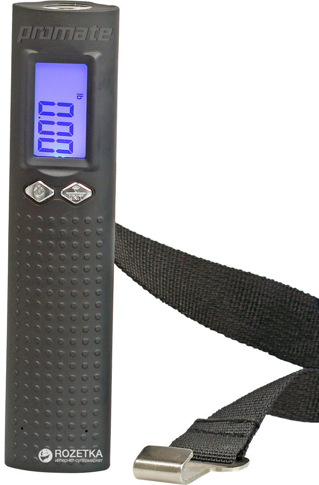 

УМБ-цифровые весы Promate 2600 mAh Black (powerscale.black)
