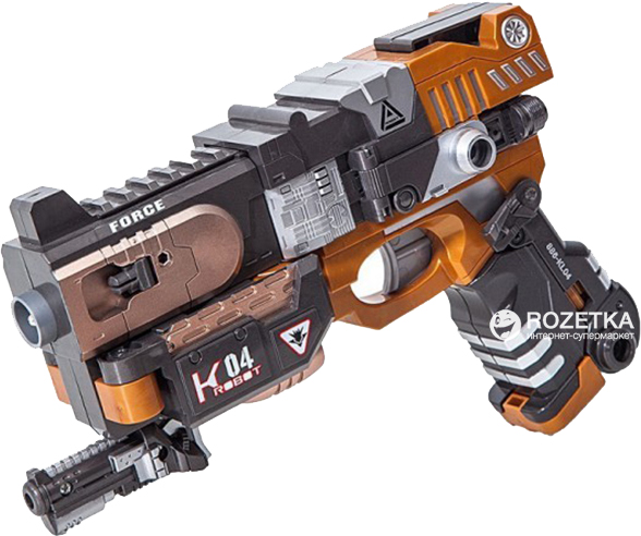 

Пистолет-трансформер 2 в 1 Devik Robo-Gun Crusher + 6 мягких пуль (K04)