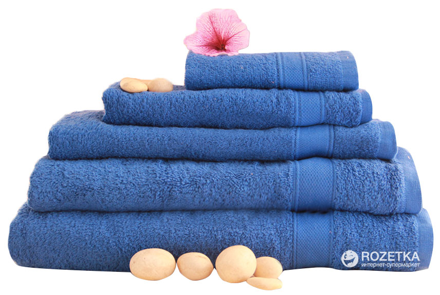 

Махровое полотенце Novita 70х140 Синее (70х140 Royal Blue)