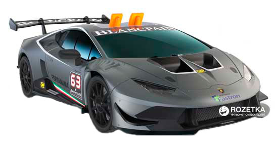 Акция на Игрушка Toy State  Коллекционная серия Lamborghini Huracan LP 620-2 Super Trofeo со светом, звуком и вибрацией 26 см (21723) от Rozetka UA
